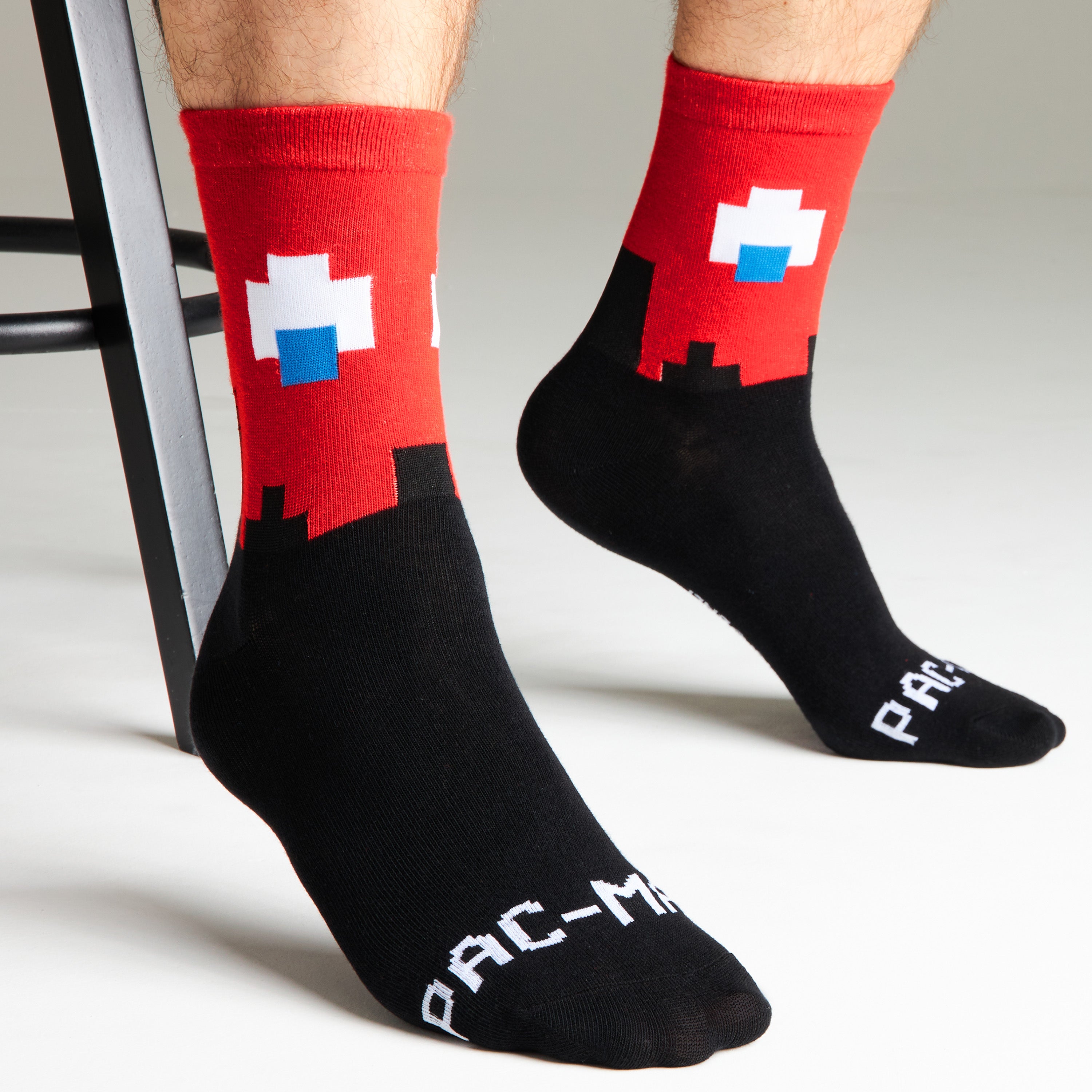 pac-man-chaussettes-homme-mi-mollet-lot-5-r-tro image 4
