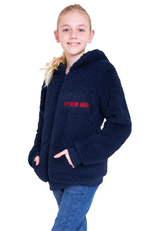 marvel-spider-man-veste-polaire-gar-on-sherpa-zip image 1