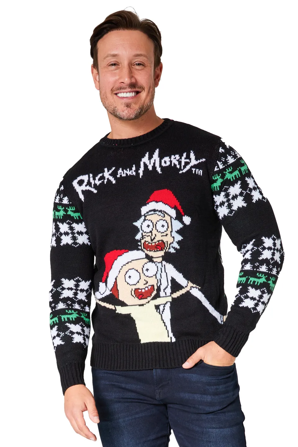 rick-and-morty-pull-no-l-homme-chaud-taille-m image 1