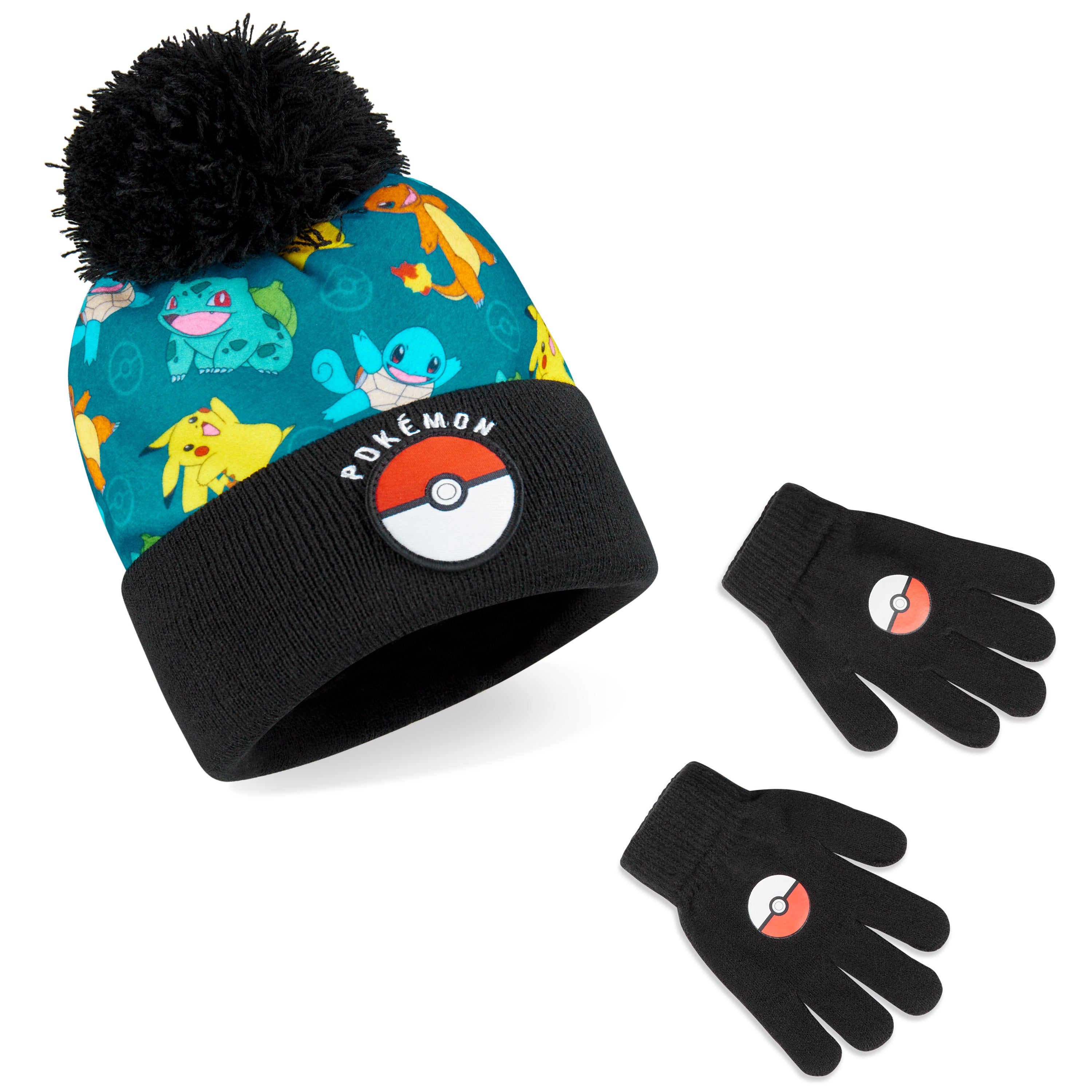 get-trend-boys-pokemon-bonnet-gants-pikachu-enfant image 1