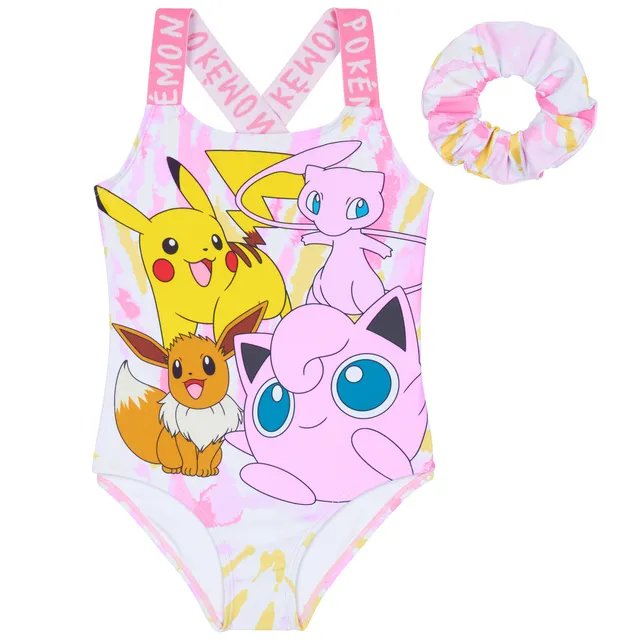 pok-mon-pikachu-maillot-une-pi-ce-fille-9-10-ans-scrunchie image 1