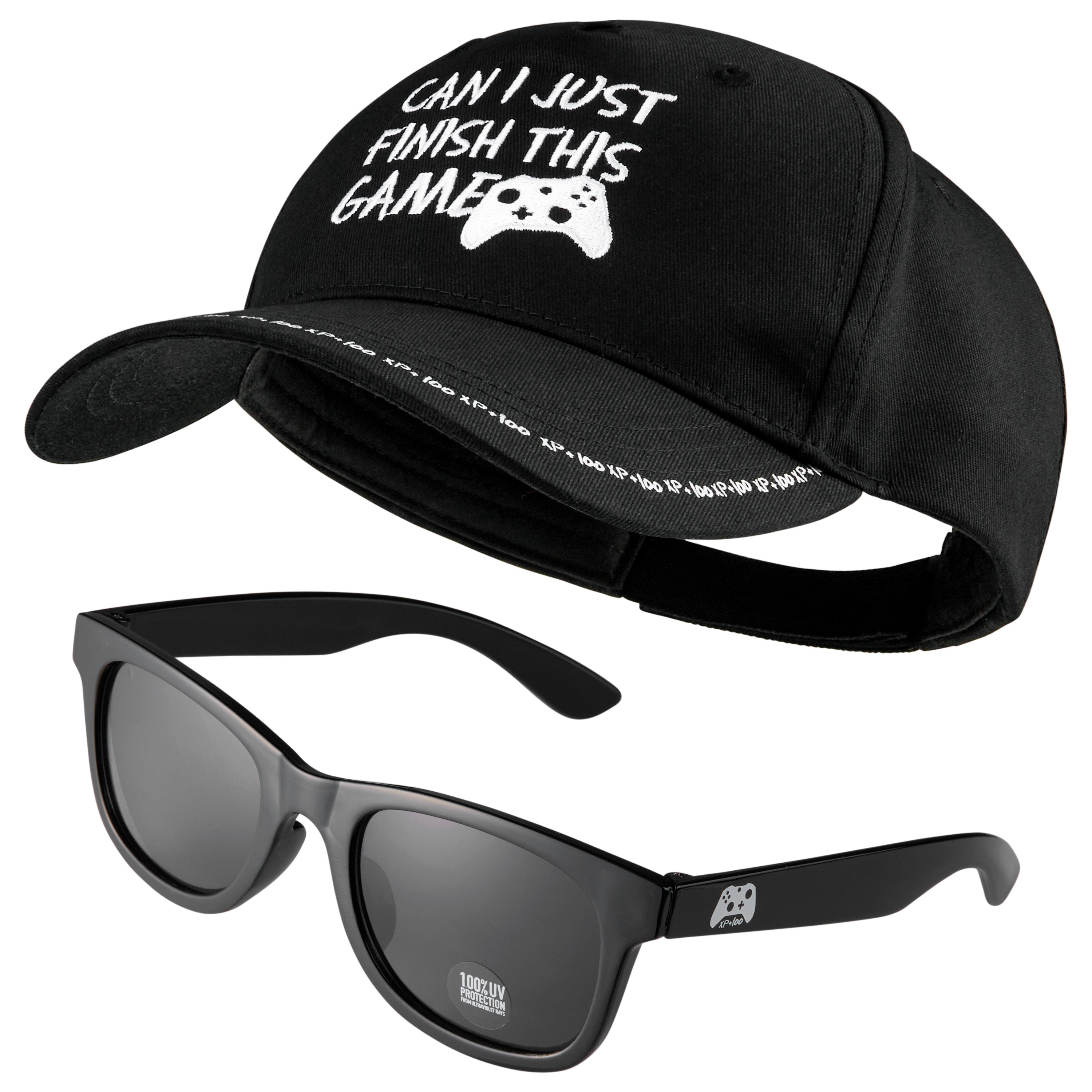 citycomfort-casquette-gar-on-gamer-lunettes-soleil-uv-lot image 1