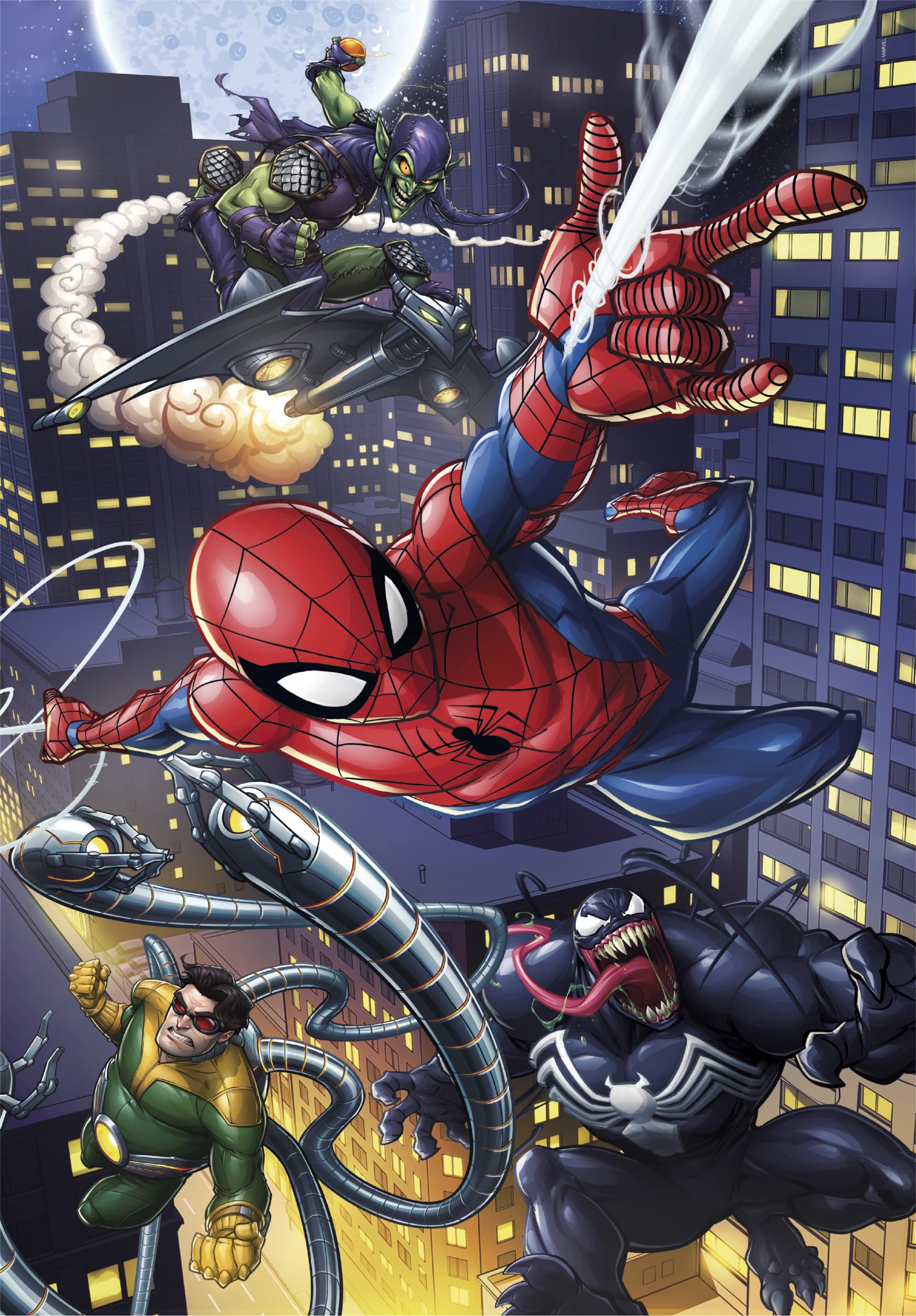 clementoni-marvel-spiderman-puzzle-enfant-180-pi-ces-7-ans image 2