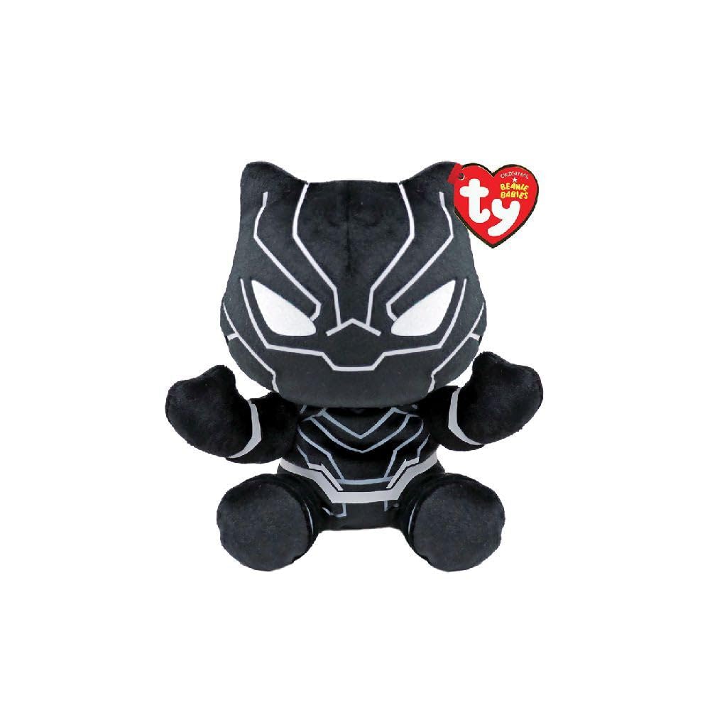 ty-black-panther-peluche-b-b-15-cm-marvel image 1