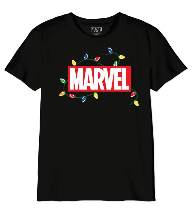 marvel-bomarcots180-t-shirt-gar-on-coton-noir-10-ans image 1