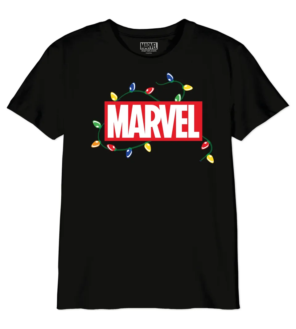 marvel-bomarcots180-t-shirt-gar-on-coton-noir-10-ans image 1