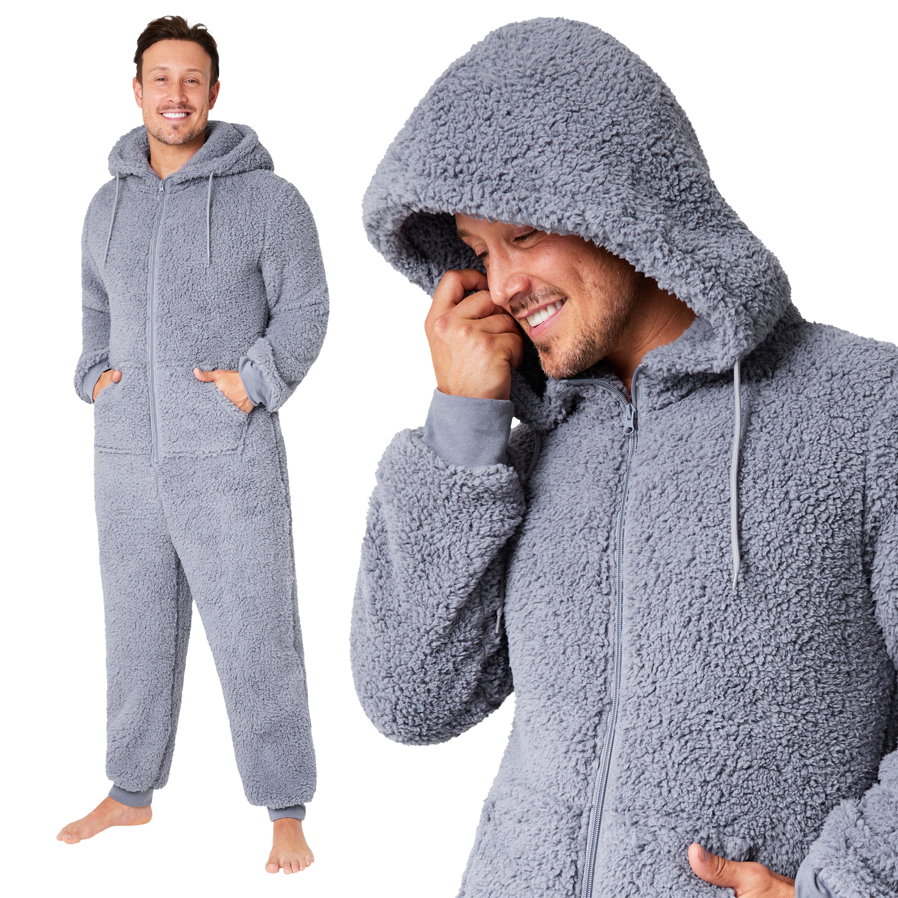 citycomfort-grenouill-re-homme-polaire-capuche-gris-m-3xl image 5