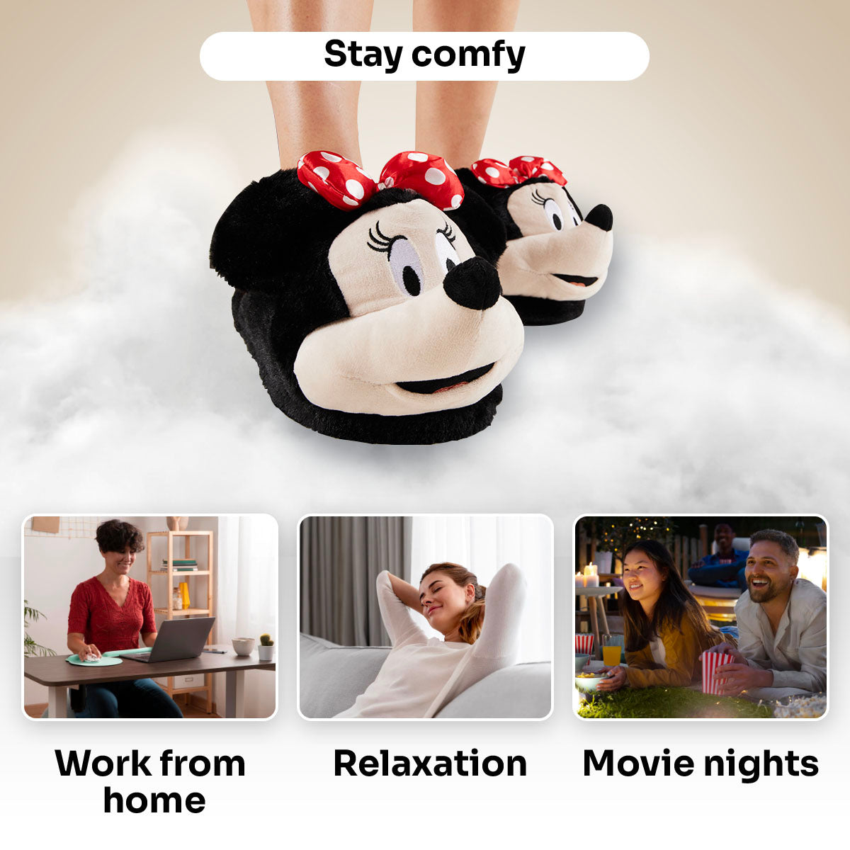 disney-minnie-mouse-pantoufles-femme-moelleuses-pilou image 4