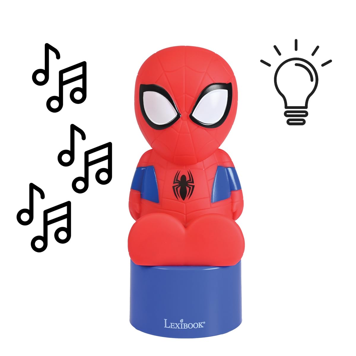 lexibook-spider-man-ns02sp-veilleuse-enceinte-bluetooth-enfant image 2