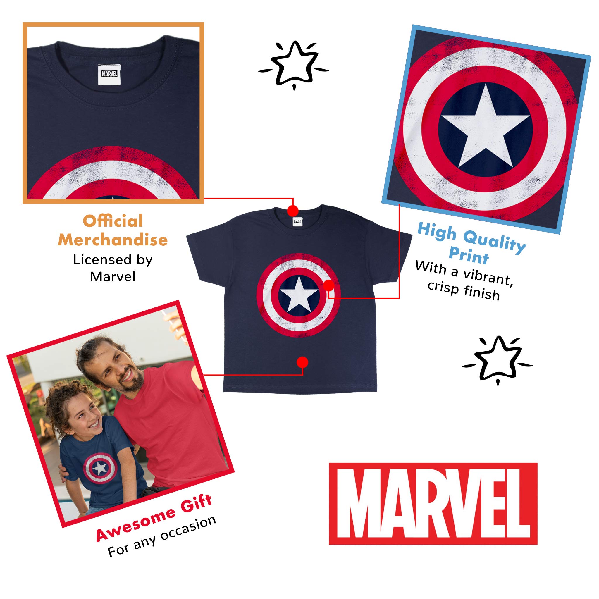 marvel-t-shirt-gar-on-popgear-coton-taille-8-9-ans image 2