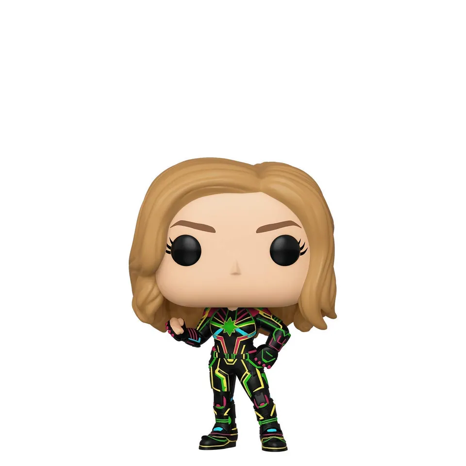 funko-pop-captain-marvel-neon-suit-figurine-vinyle image 1