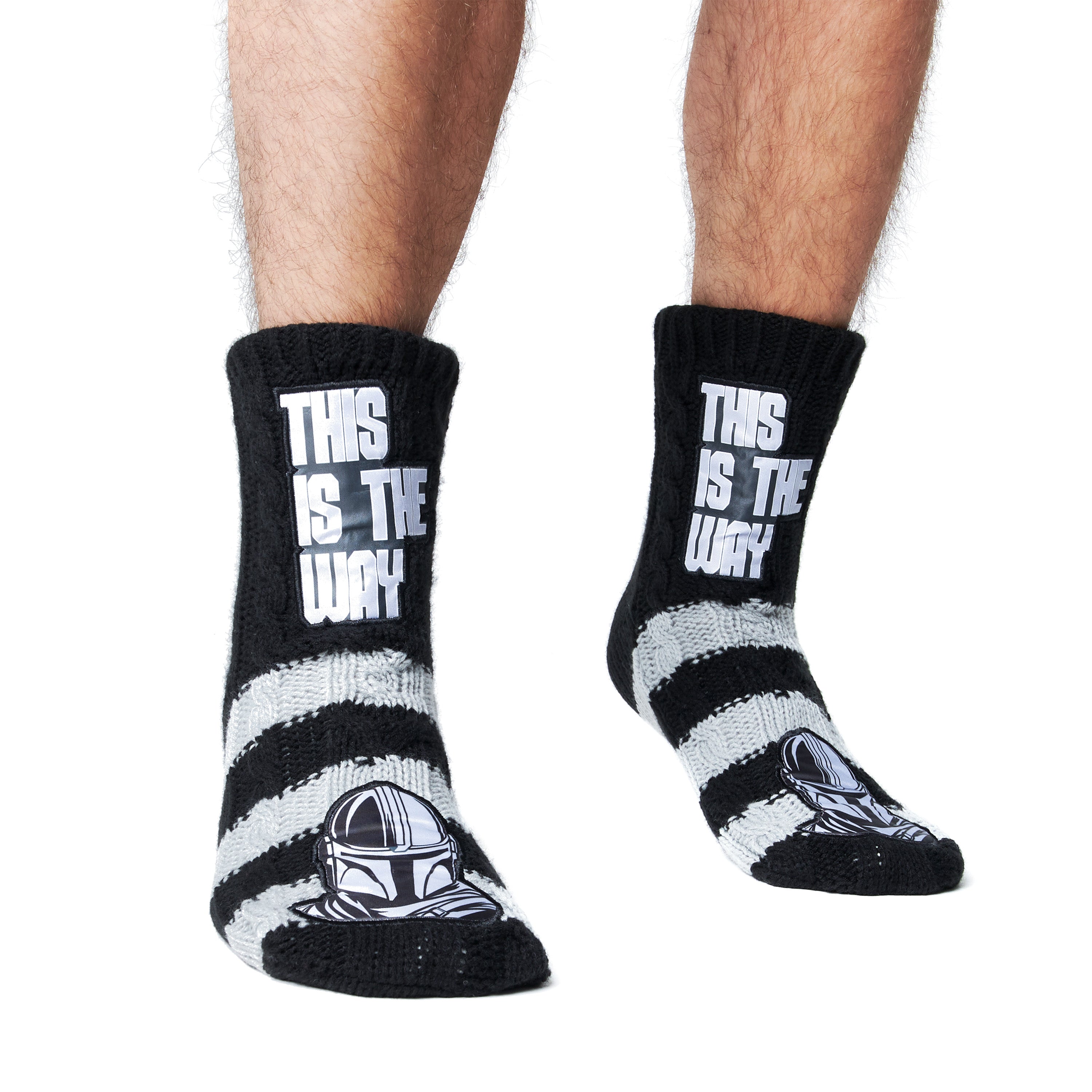 disney-mandalorian-baby-yoda-chaussons-chaussettes-homme image 1