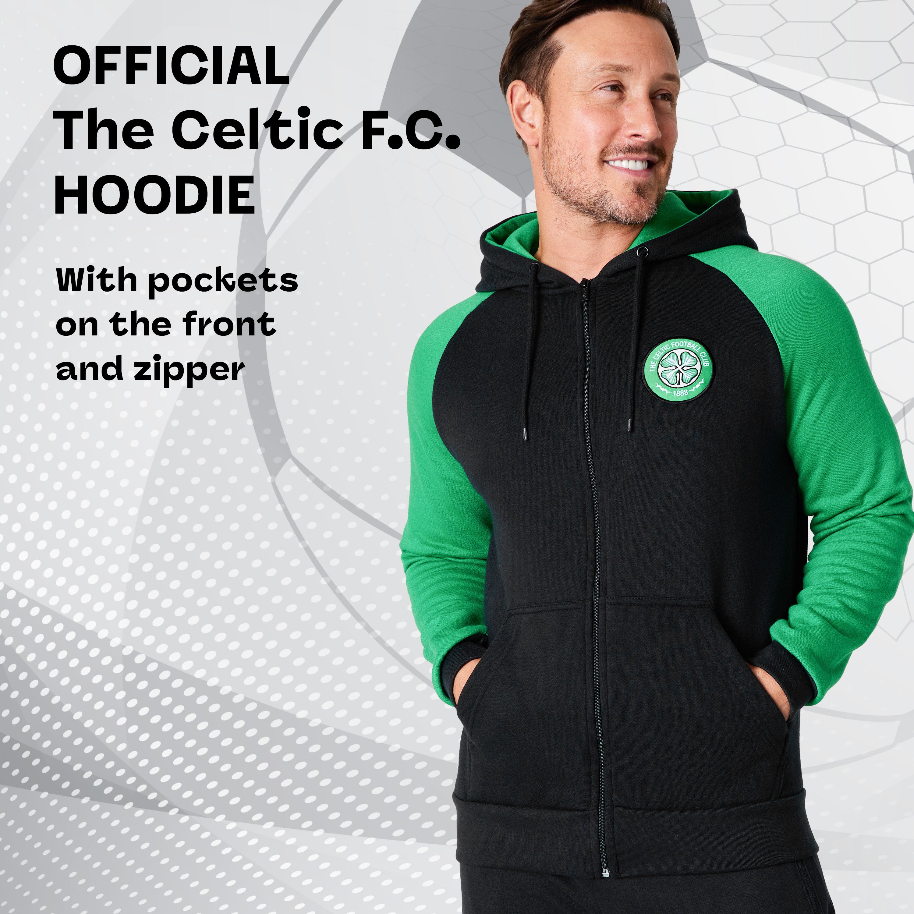 celtic-fc-sweat-zipp-capuche-homme-m-poches image 3