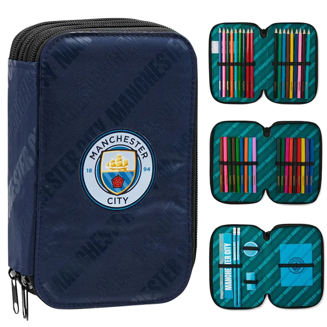 manchester-city-trousse-garnie-3-compartiments-foot-gar-on image 1