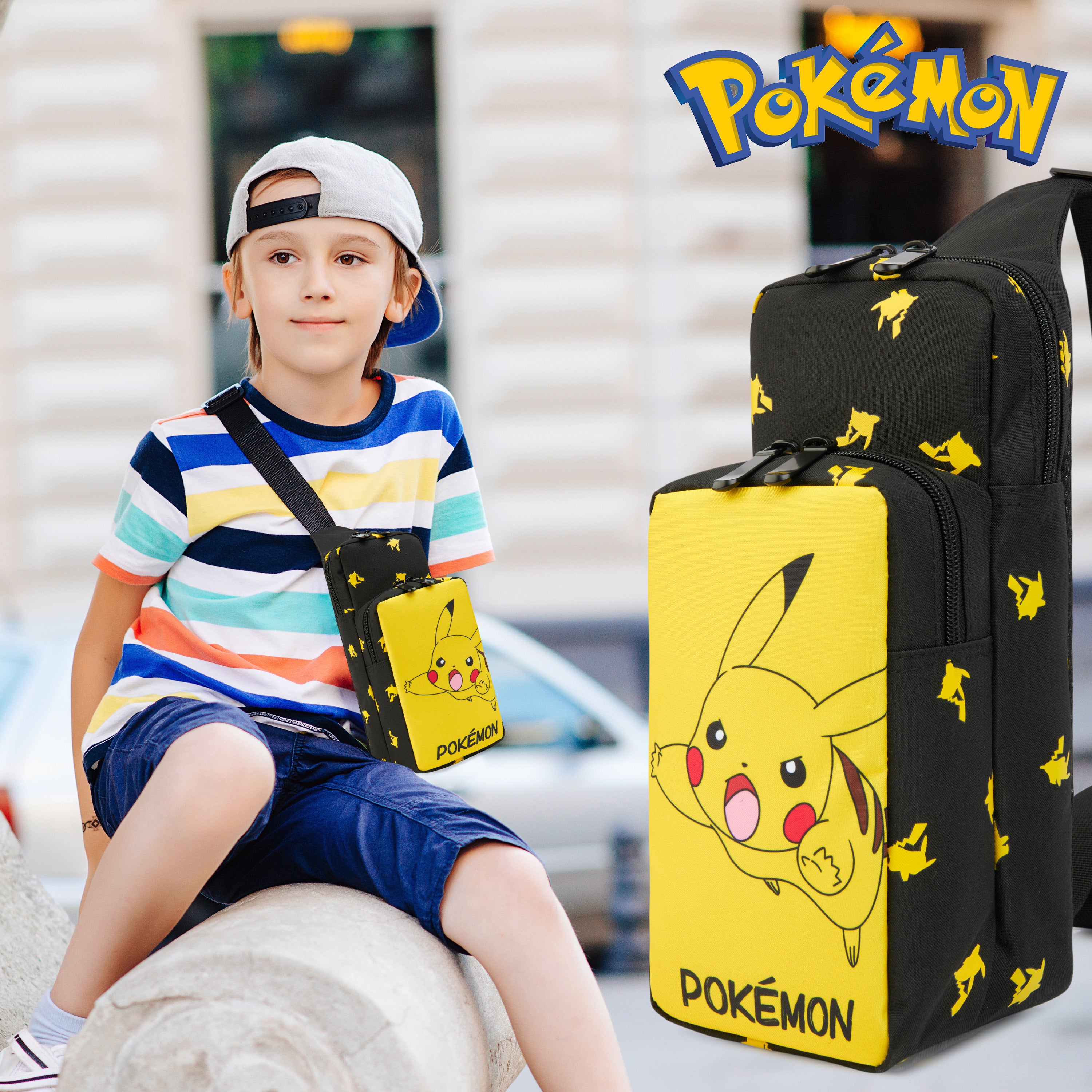 get-trend-pokemon-sac-banane-enfant-bandouli-re-sangle-r-glable image 2