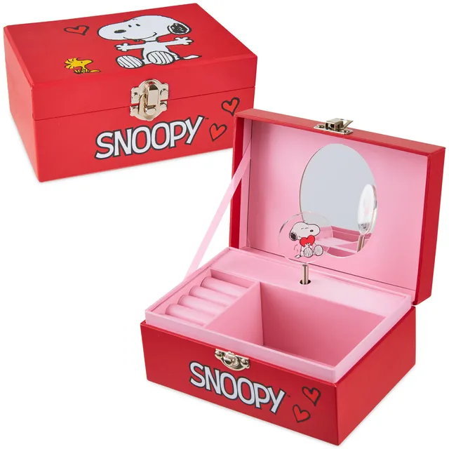 snoopy-girls-bo-te-bijoux-musicale-remontoir-compartiments image 1