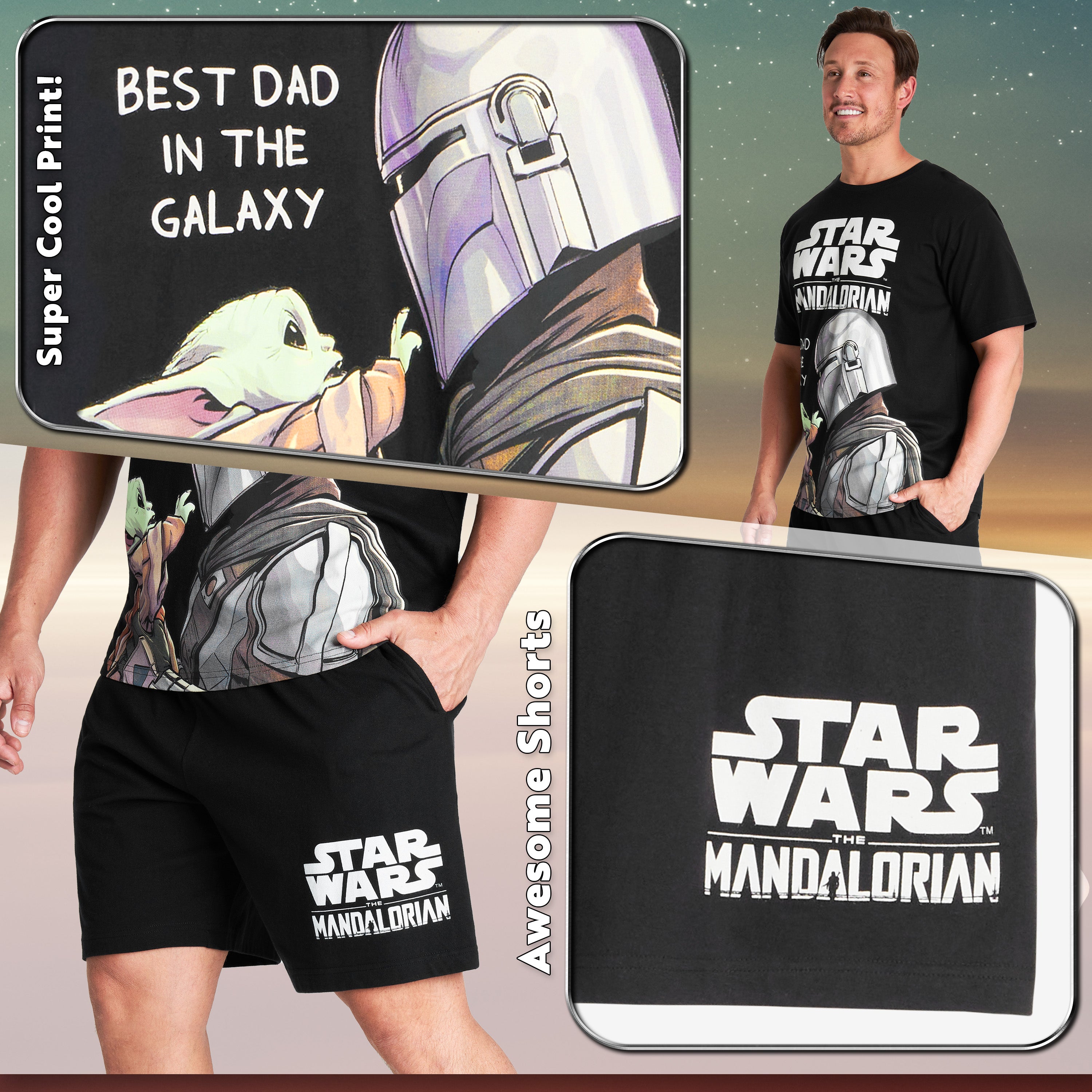 star-wars-men-pyjama-homme-short-baby-yoda-s-3xl image 5