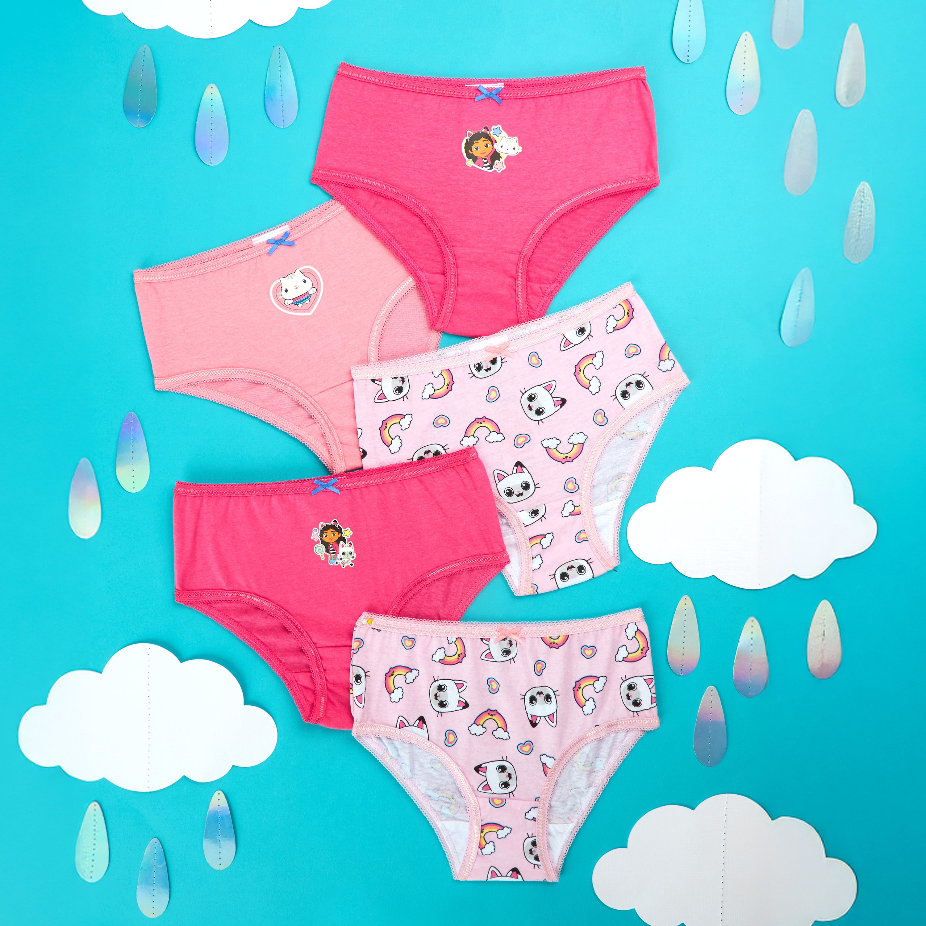 gabby-s-dollhouse-culottes-fille-lot-5-coton-respirant image 5