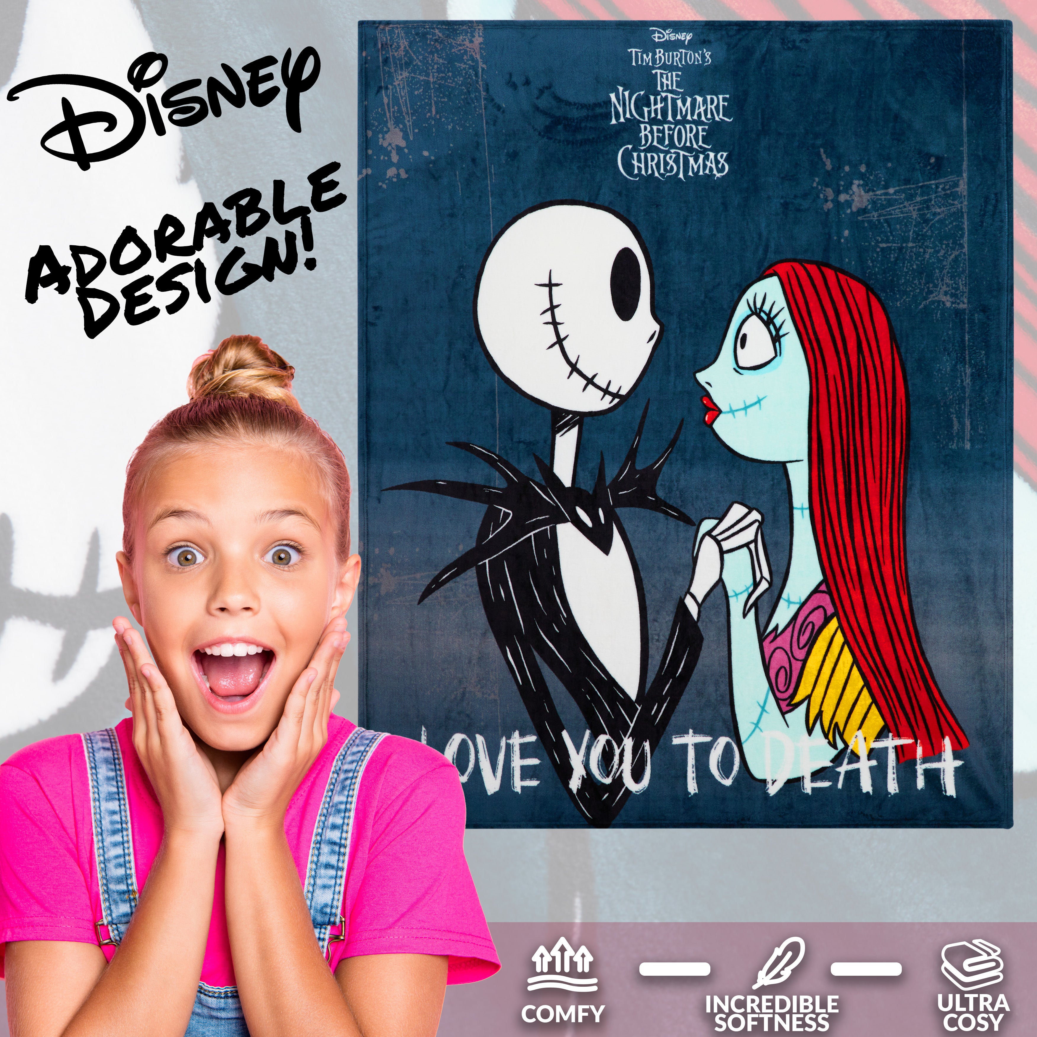 disney-nightmare-before-christmas-plaid-polaire-150x130-cm-multi image 3