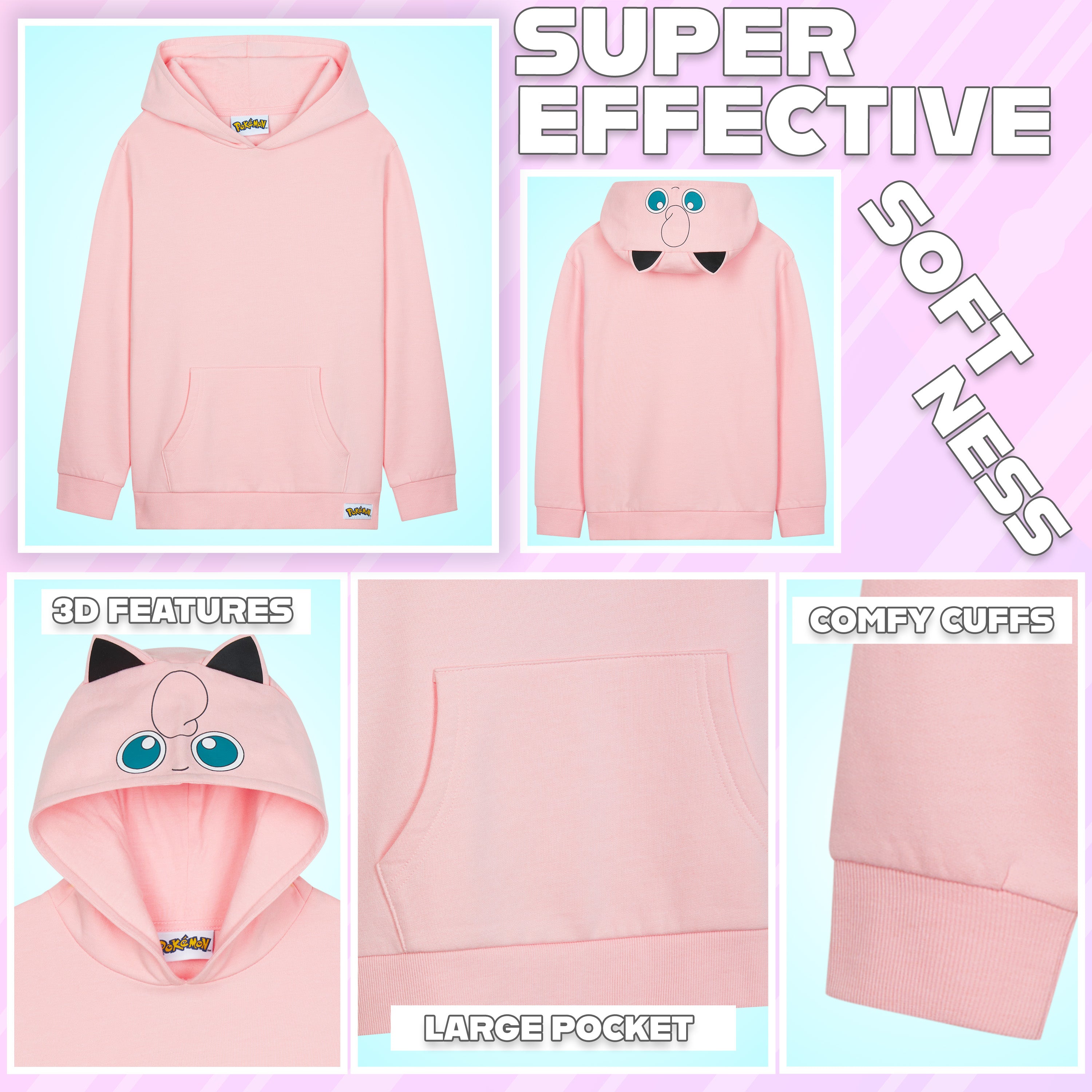 pok-mon-sweat-capuche-gar-on-pikachu-manches-longues-poche image 4