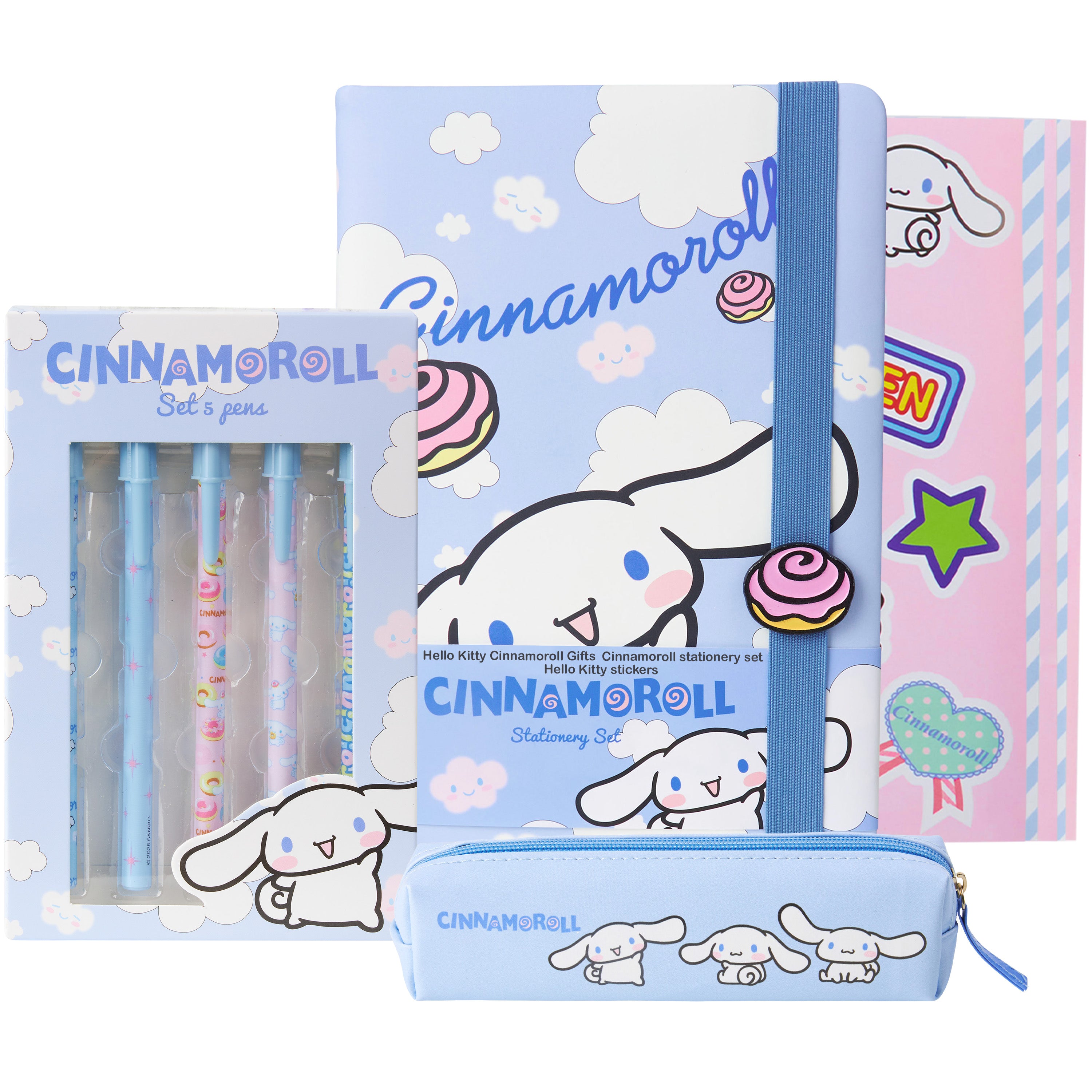 get-trend-cinnamoroll-kit-papeterie-kawaii-bleu image 1