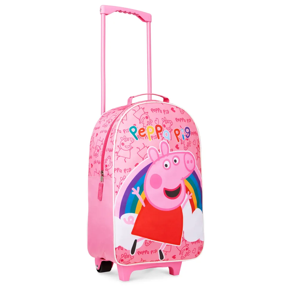 peppa-pig-valise-enfant-roulettes-fille-47cm image 1