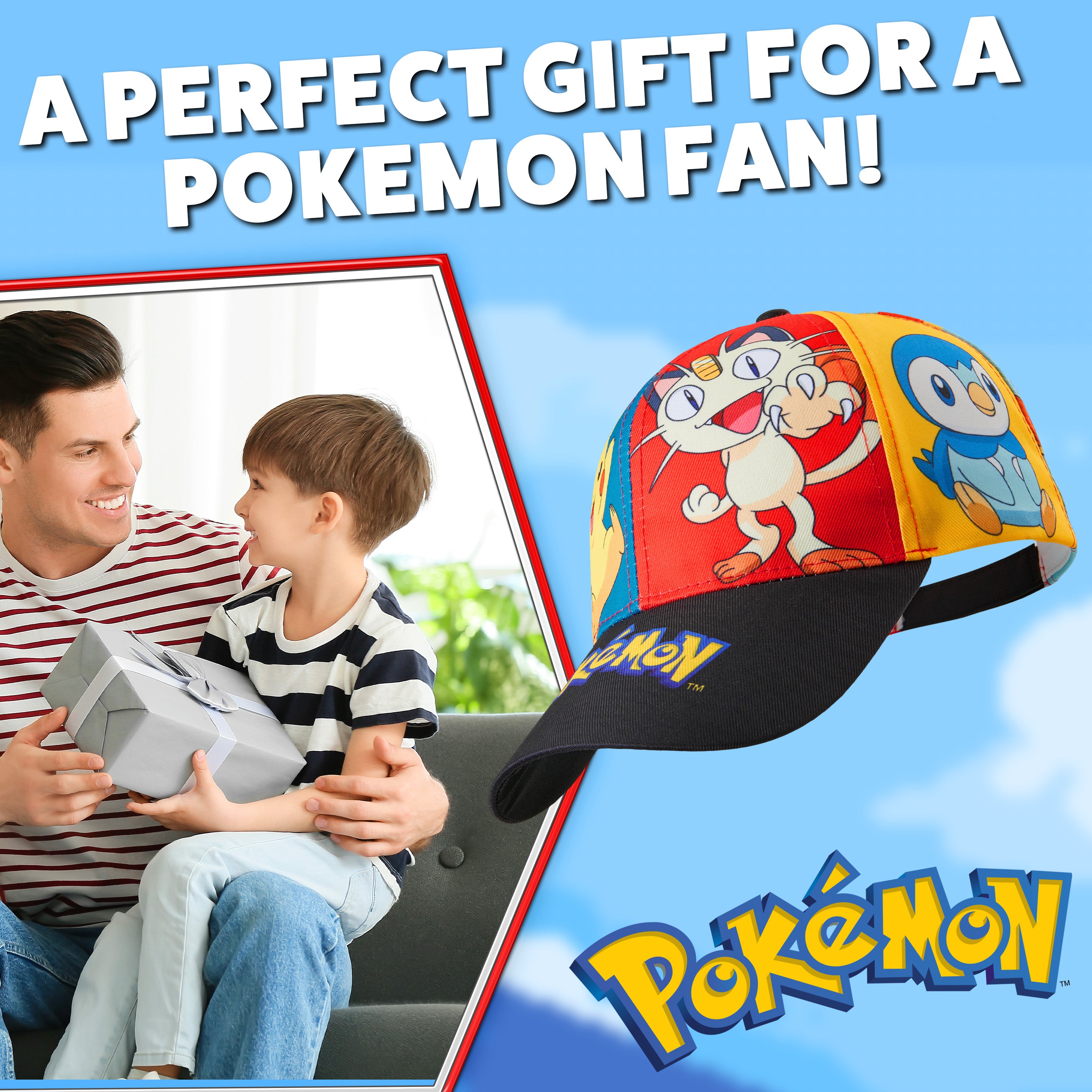 pok-mon-casquette-enfant-trucker-pikachu-sangle-r-glable image 4