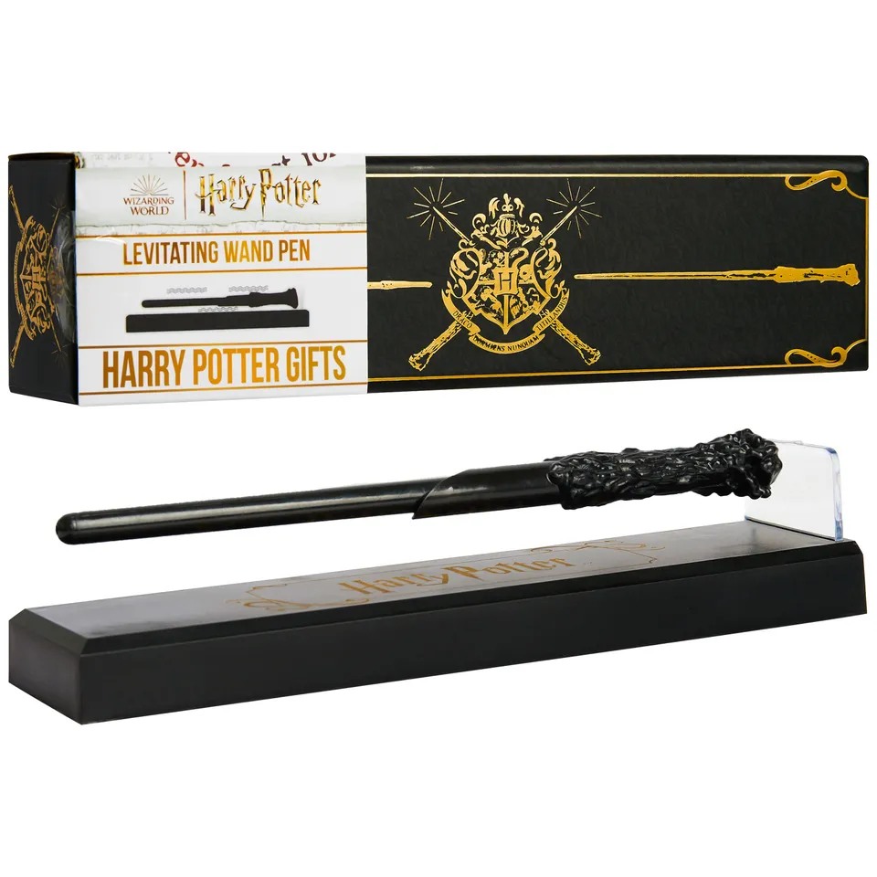 get-trend-harry-potter-stylo-baguette-l-vitation-sur-socle image 1