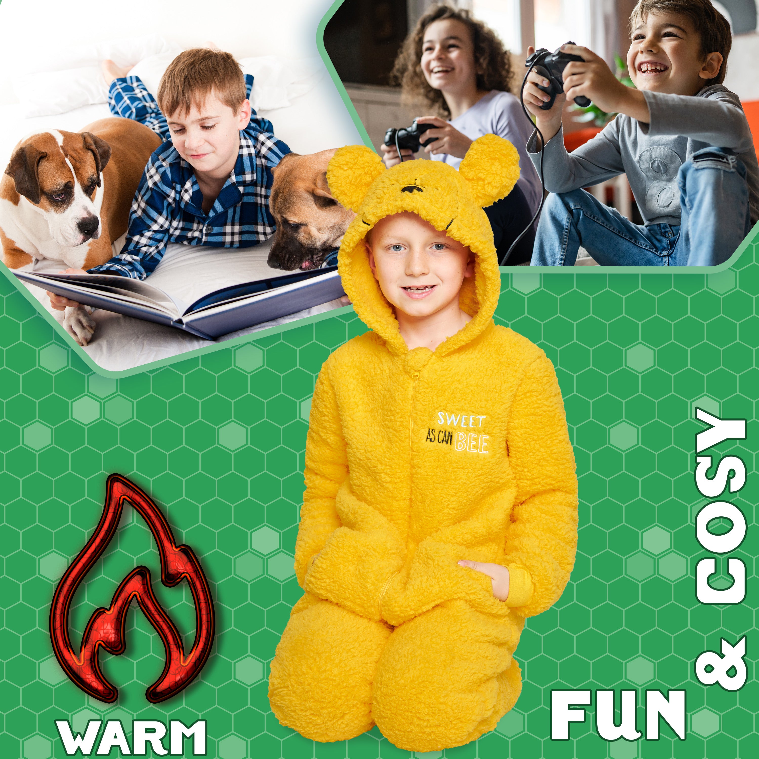 get-trend-boys-disney-grenouill-re-winnie-jaune-7-8-ans image 5