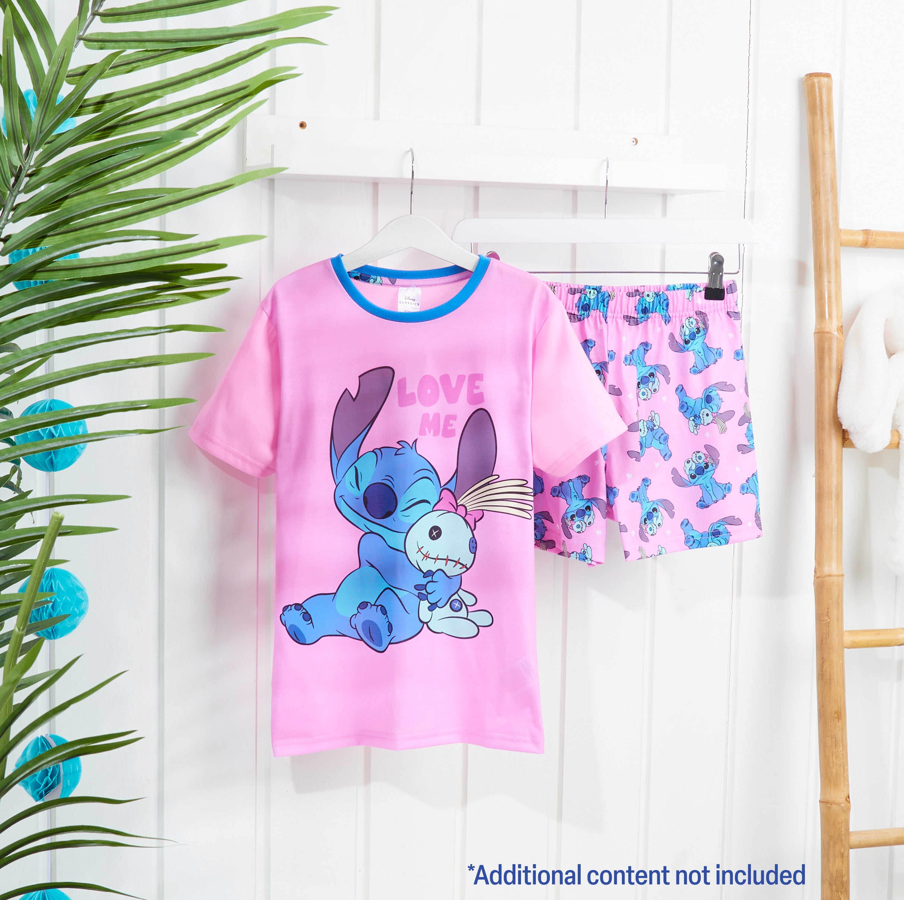 disney-stitch-pyjama-fille-court-short-t-shirt-7-14-ans image 2