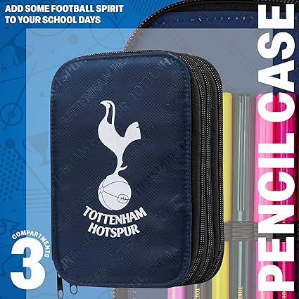tottenham-hotspur-trousse-scolaire-garnie-3-compartiments image 3