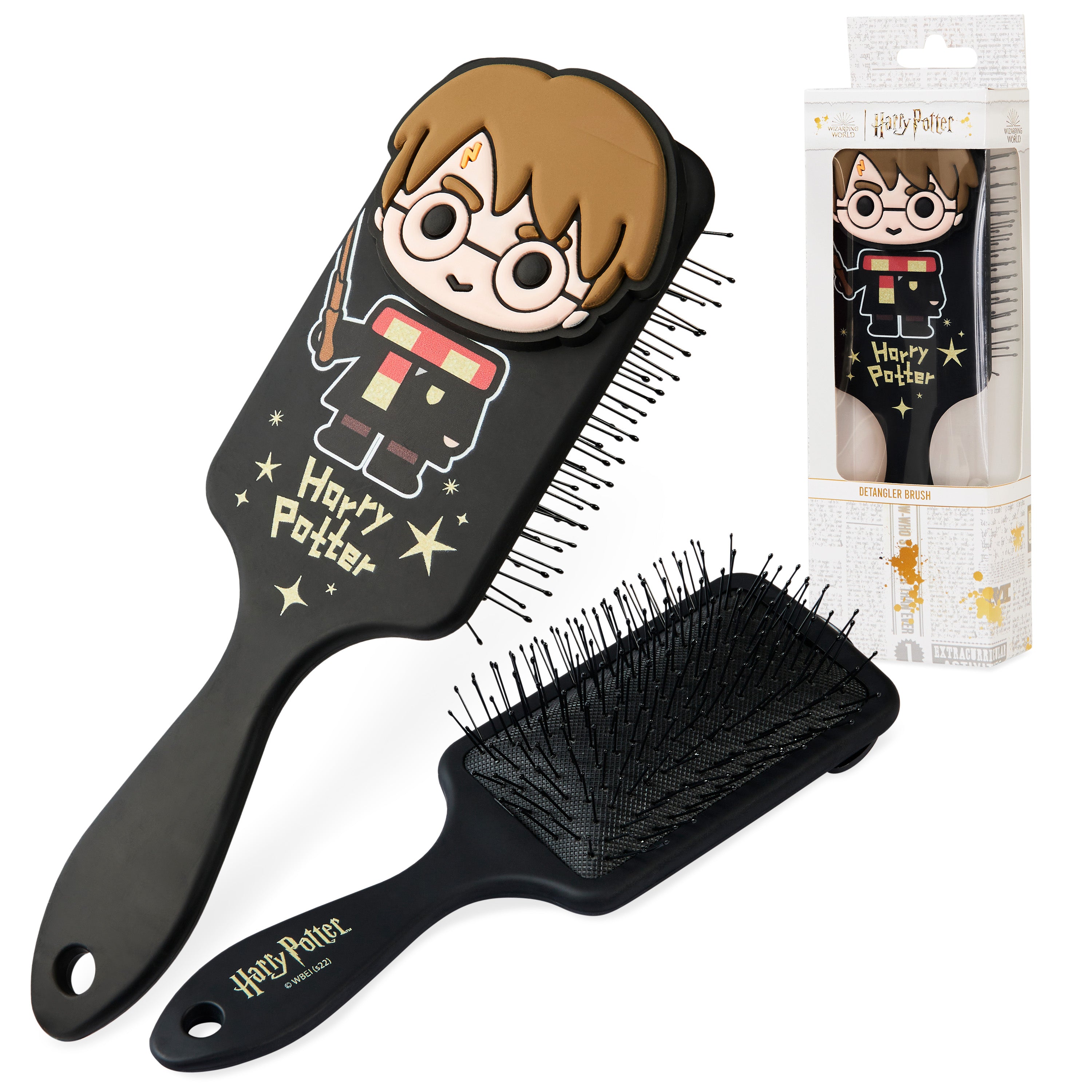 harry-potter-brosse-cheveux-d-m-lante-noire-tous-cheveux image 1