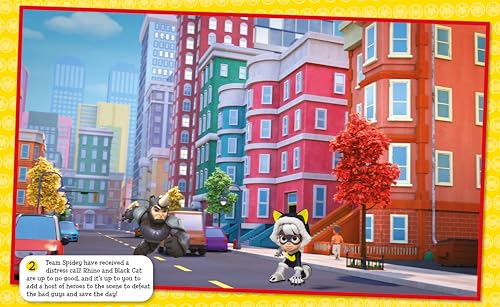 marvel-spidey-amazing-friends-livre-stickers-sc-nes-h-ro-ques image 7