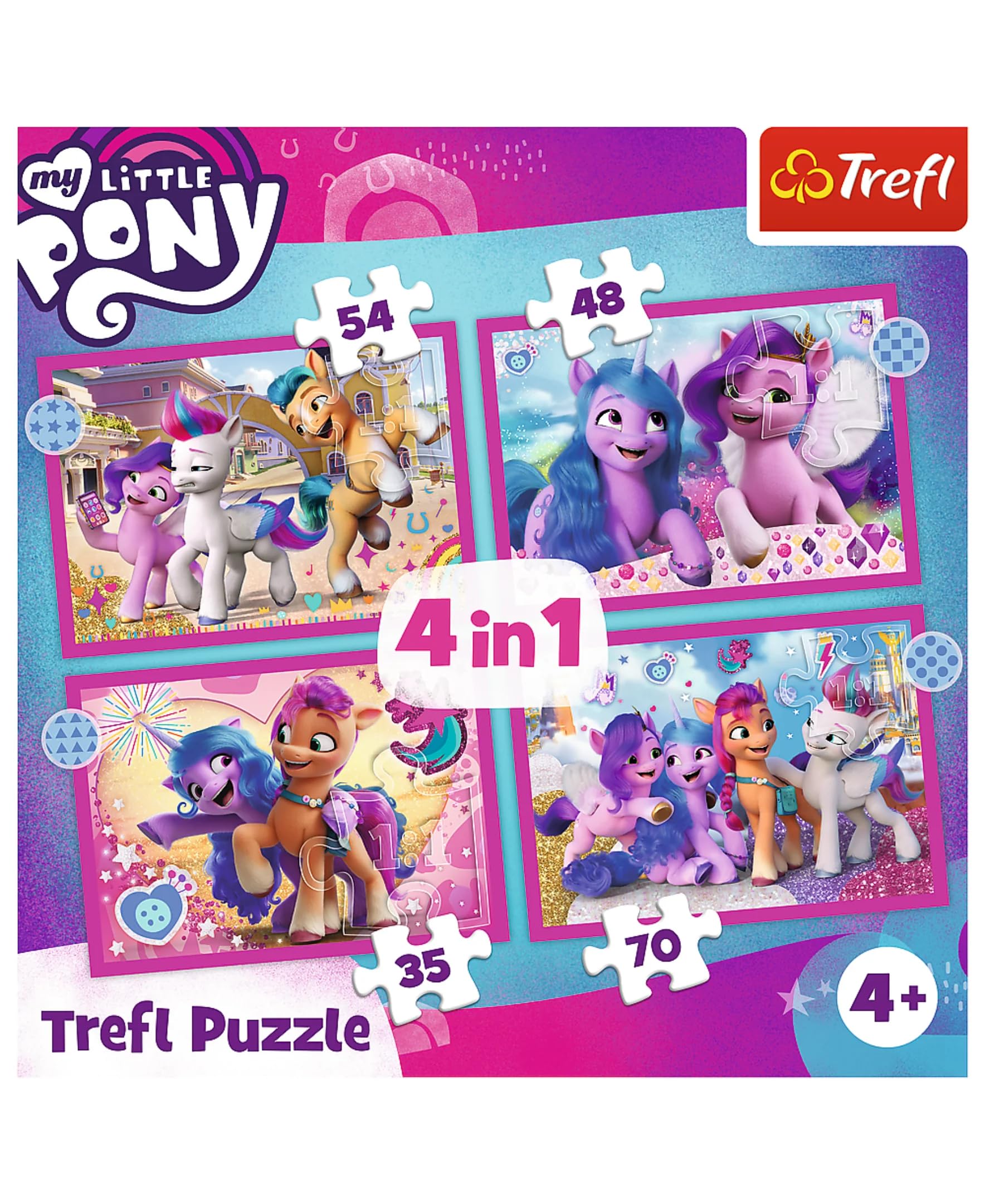 my-little-pony-puzzle-enfant-4-ans-35-70-pi-ces-lot-4 image 2