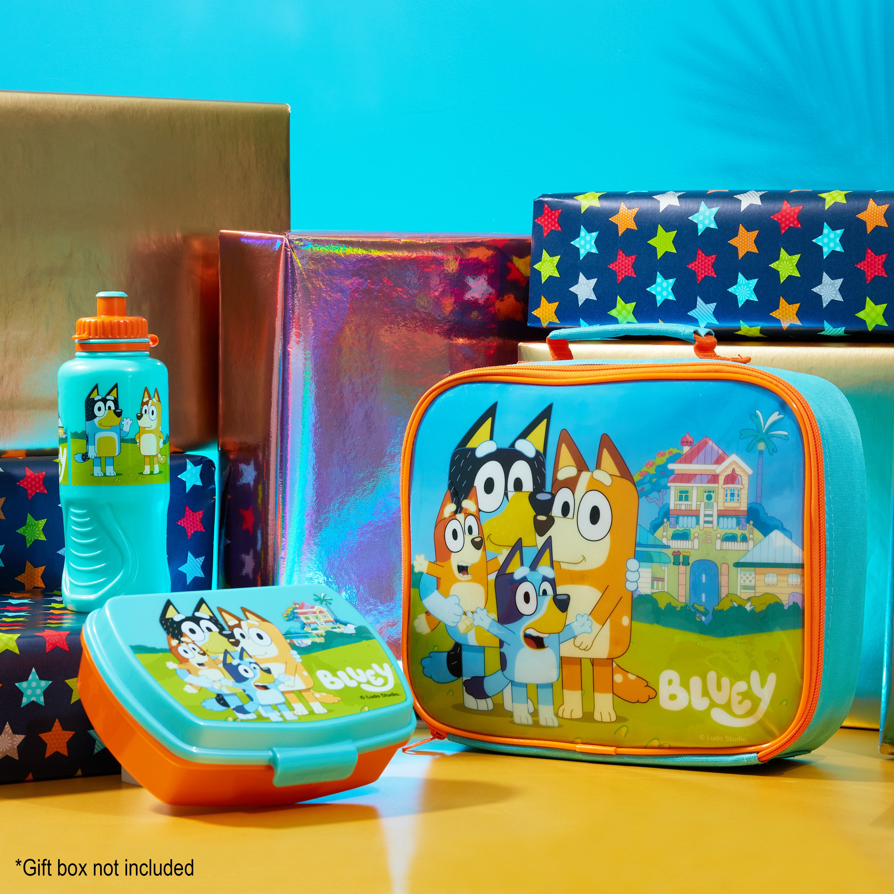 bluey-set-repas-enfant-3-pi-ces-sac-isotherme-430-ml image 2