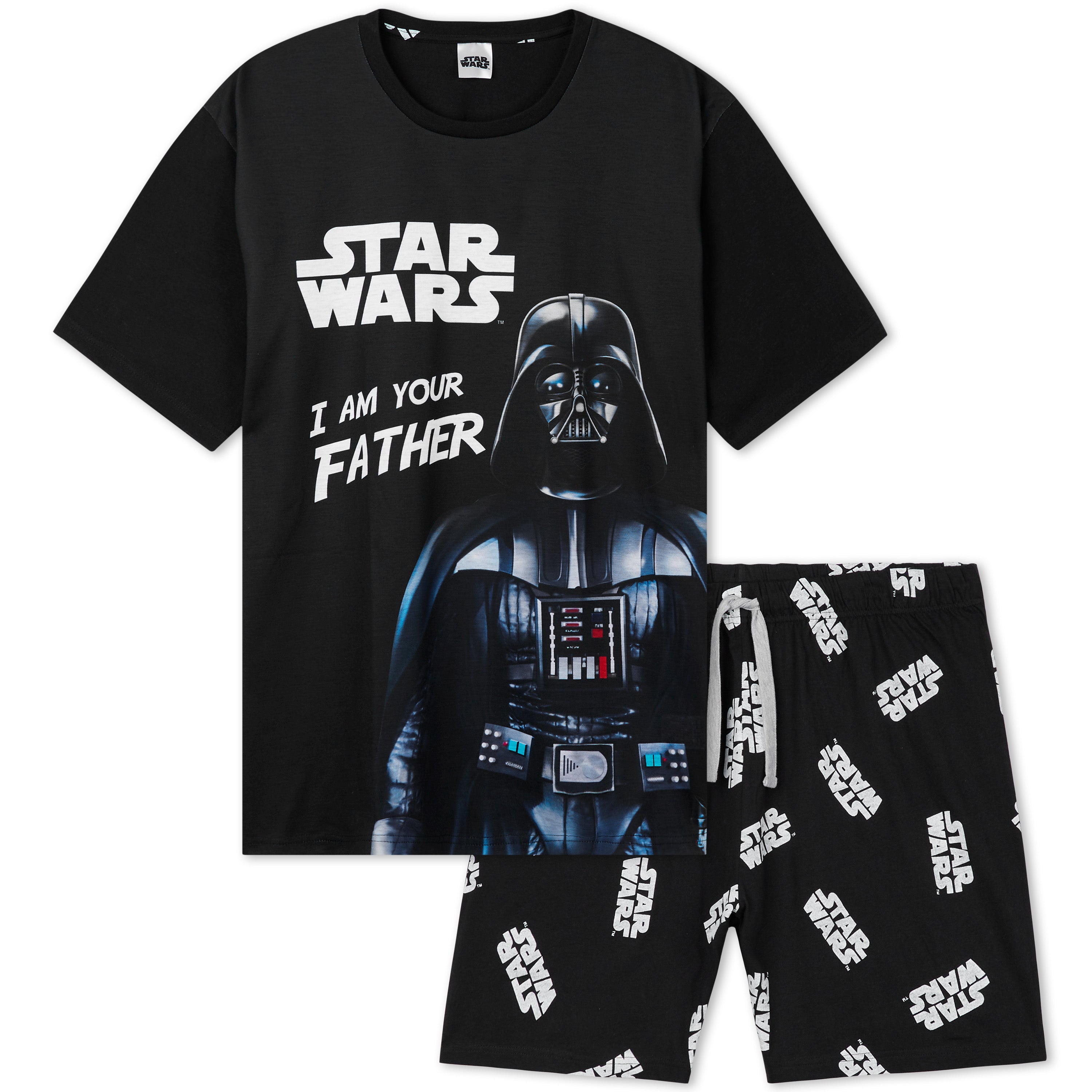 star-wars-pyjama-homme-court-dark-vador-coton-taille-s-3xl image 1