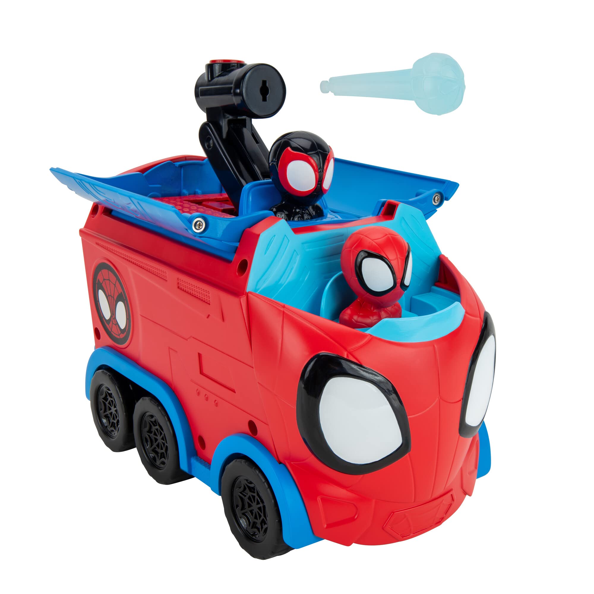 marvel-spidey-et-ses-amis-camion-web-20-cm-multicolore-3-en-1 image 4