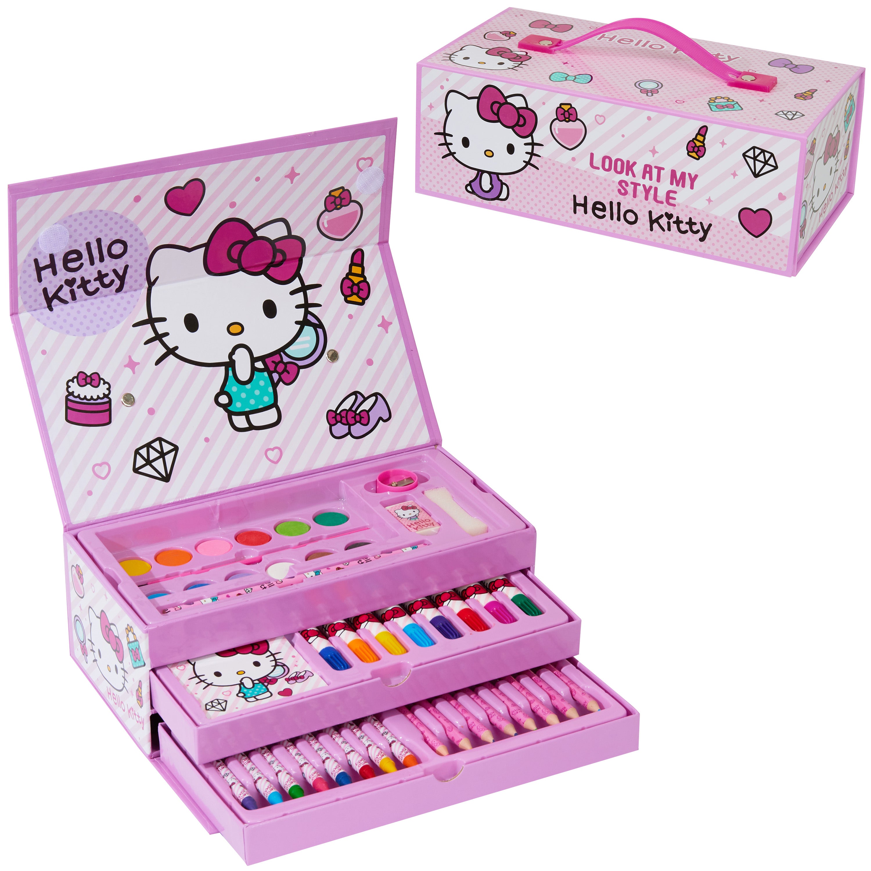 hello-kitty-mallette-dessin-enfant-kit-peinture-et-coloriage image 1
