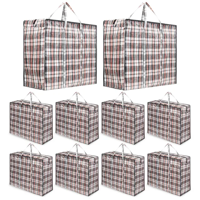 get-trend-sacs-de-rangement-zipp-s-nylon-lot-de-10 image 1