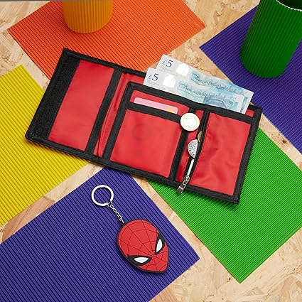 marvel-avengers-portefeuille-gar-on-porte-cl-s-spider-man-rouge image 2