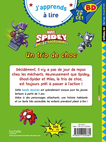 spidey-trio-de-choc-bd-fin-cp-ce1-livre-marvel-disney image 5