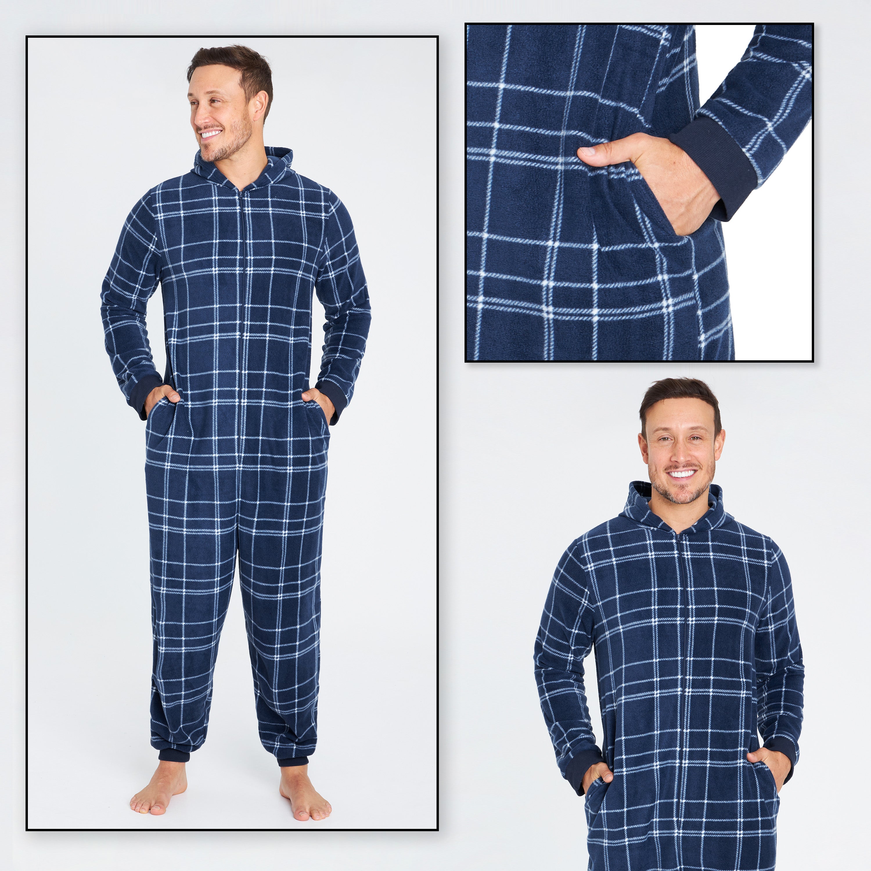 get-trend-citycomfort-combinaison-pyjama-homme-polaire-capuche-m image 5