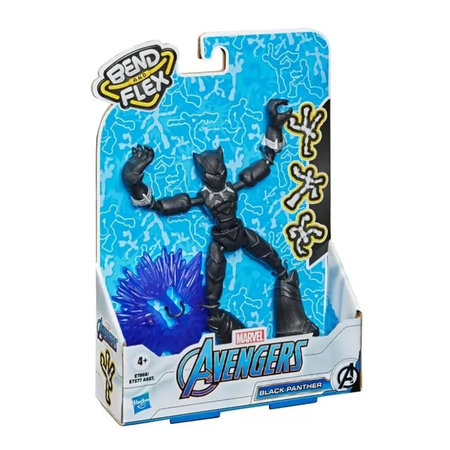 marvel-bend-and-flex-black-panther-figurine-15-cm-flexible image 1