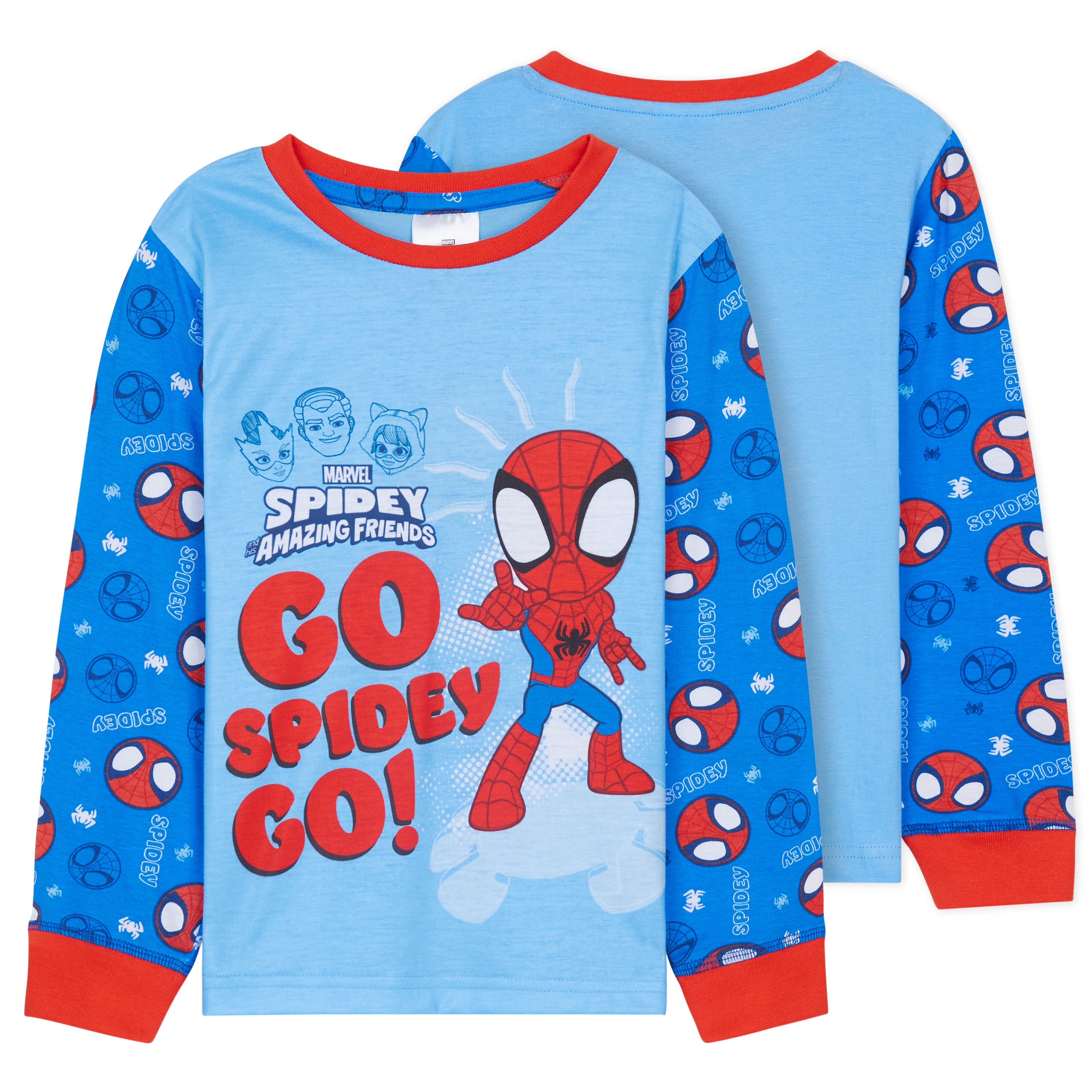 marvel-spider-man-pyjama-gar-on-2-pi-ces-5-6-ans-coton image 3