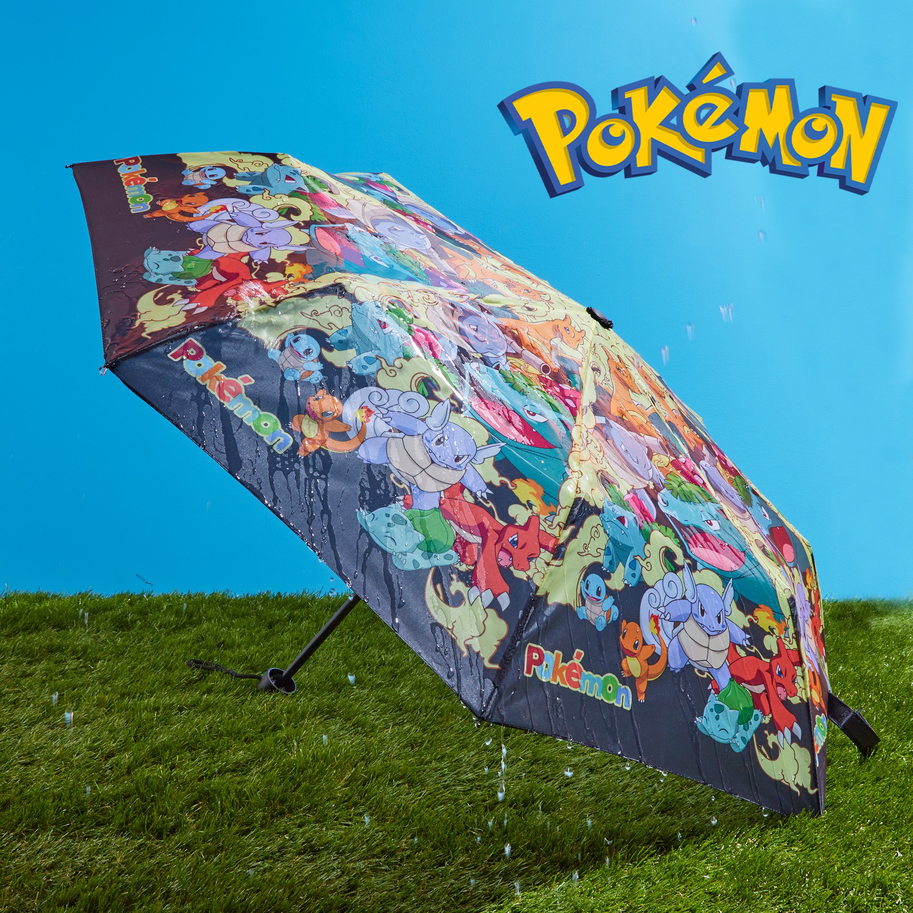 pok-mon-parapluie-pliable-t-lescopique-l-ger-pikachu image 2