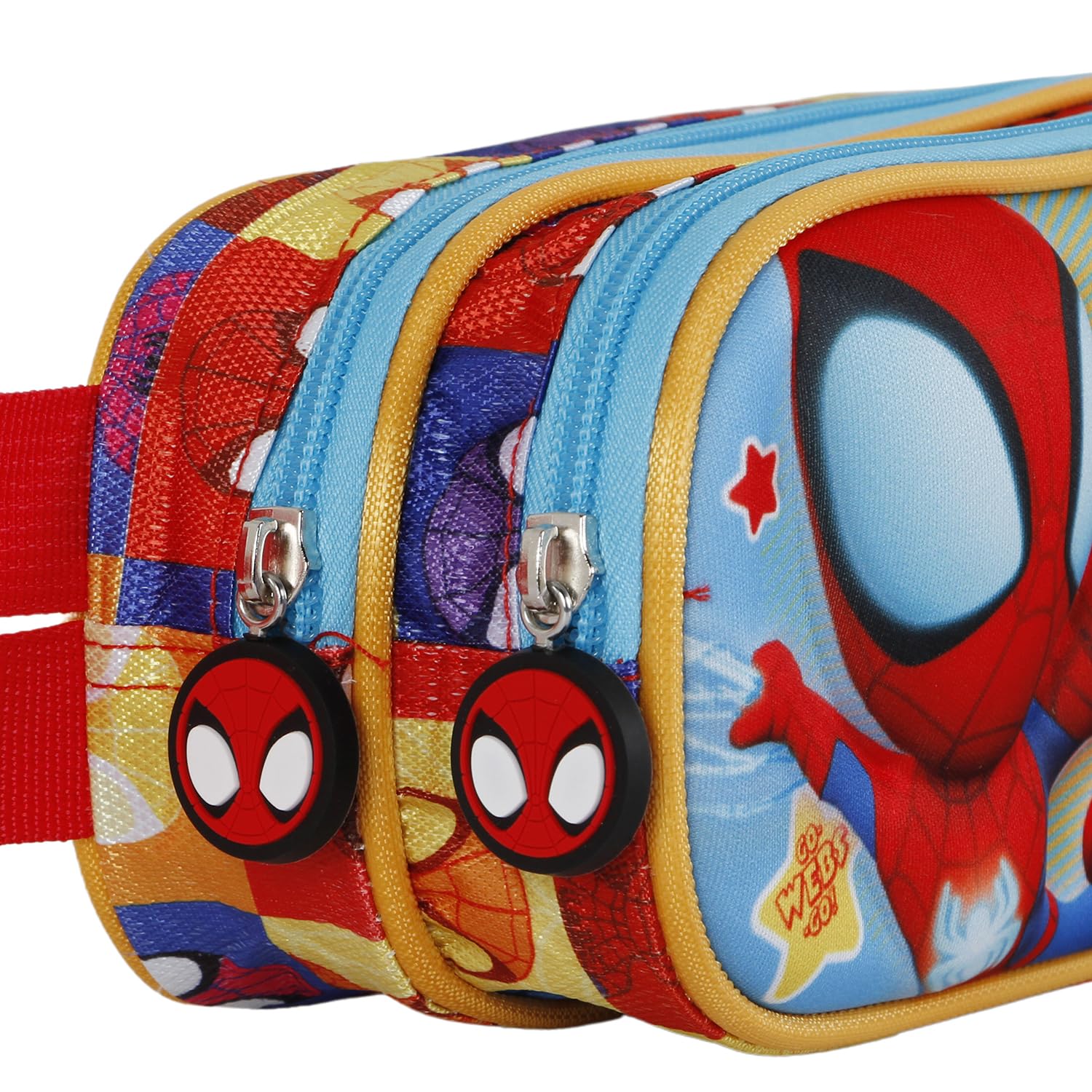 marvel-spider-man-three-trousse-3d-double-bleue-22-cm image 4