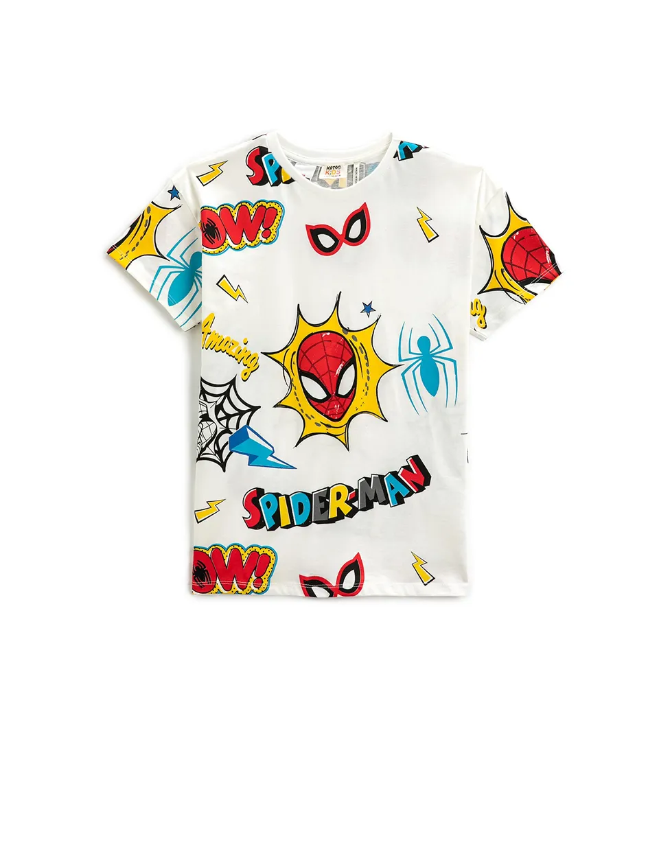 koton-spider-man-t-shirt-gar-on-coton-5-6-ans-imprim image 1