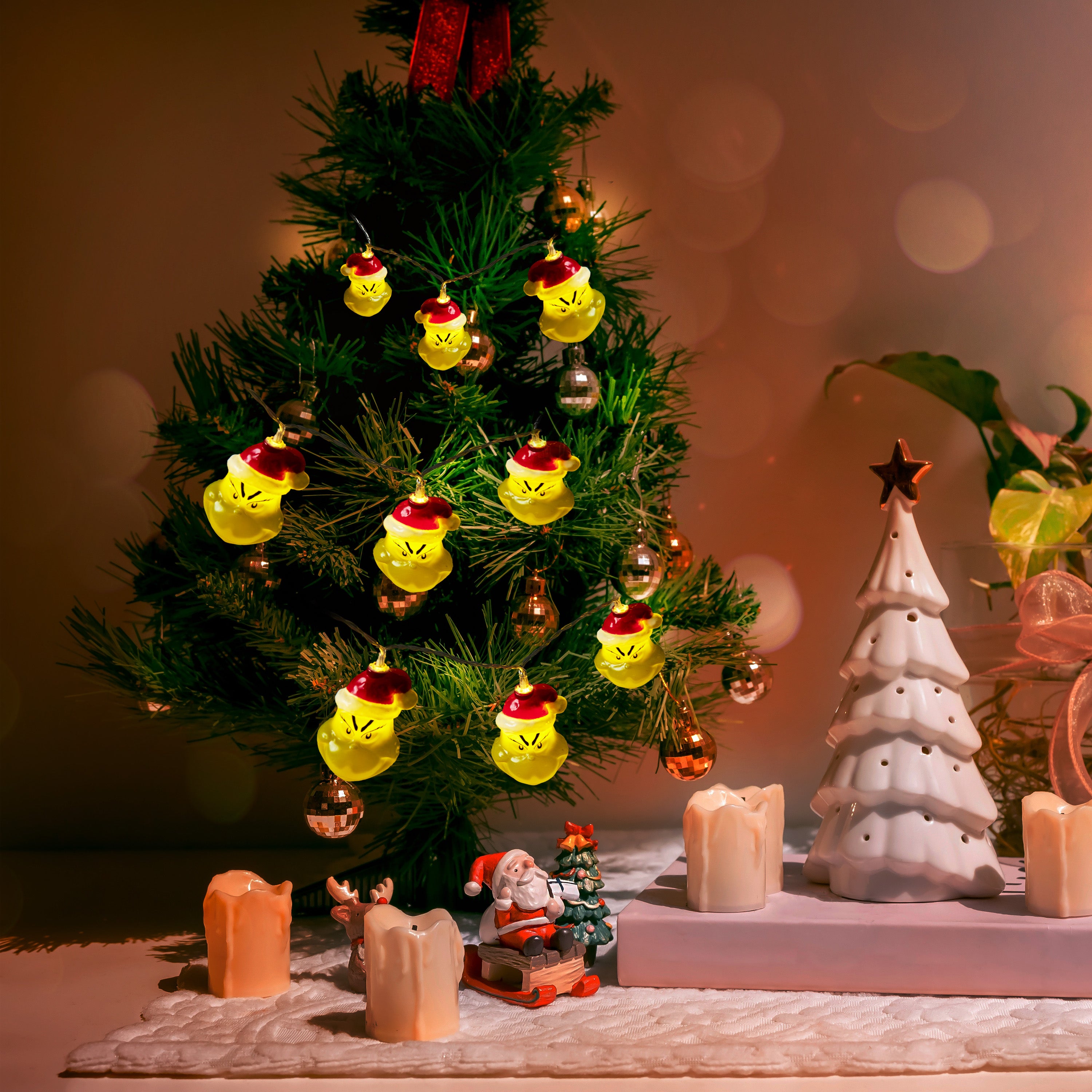 get-trend-guirlande-lumineuse-grinch-verte-3d-led-piles image 2