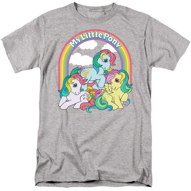my-little-pony-t-shirt-femme-gris-chin-rainbow image 1