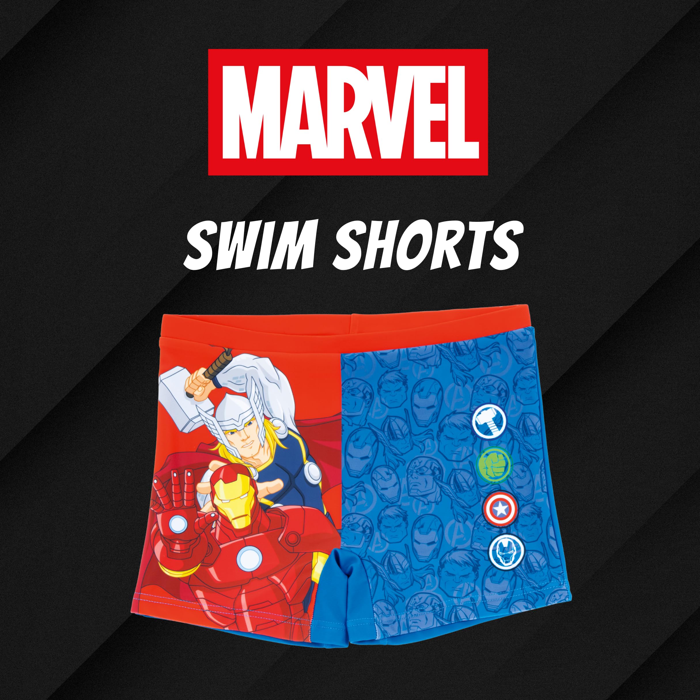 marvel-avengers-short-de-bain-bleu-gar-on-8-ans-s-chage-rapide image 3